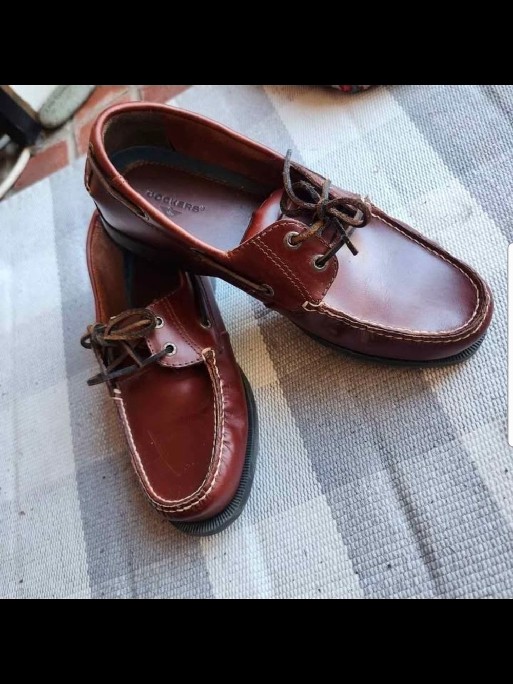 Dockers Castaway Men's Brown Leather Boat Shoes